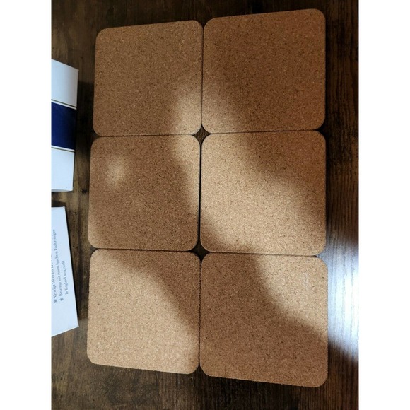 Vintage PIMPERNEL Coasters Horse Racing England Set of 6 Square 4" - Picture 3 of 7